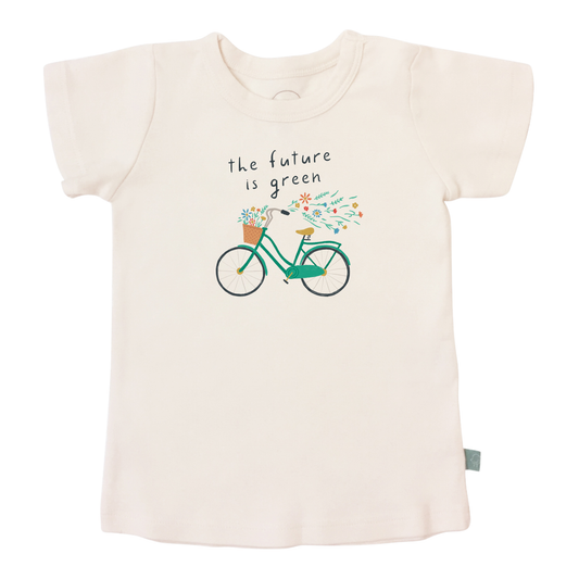 Organic Toddler Graphic Tee - Future is Green