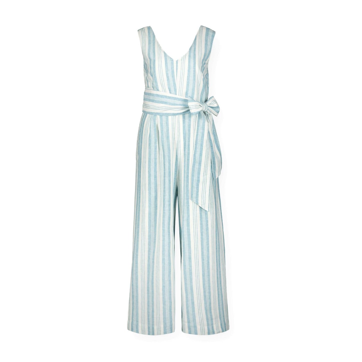 Women's Tie-Waist Wide Leg Jumpsuit