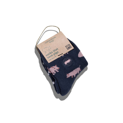 Kids Socks that Save Pigs