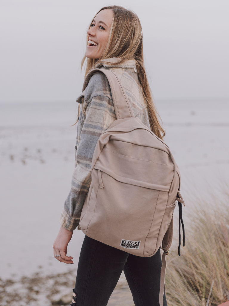Organic Cotton Earth Backpack