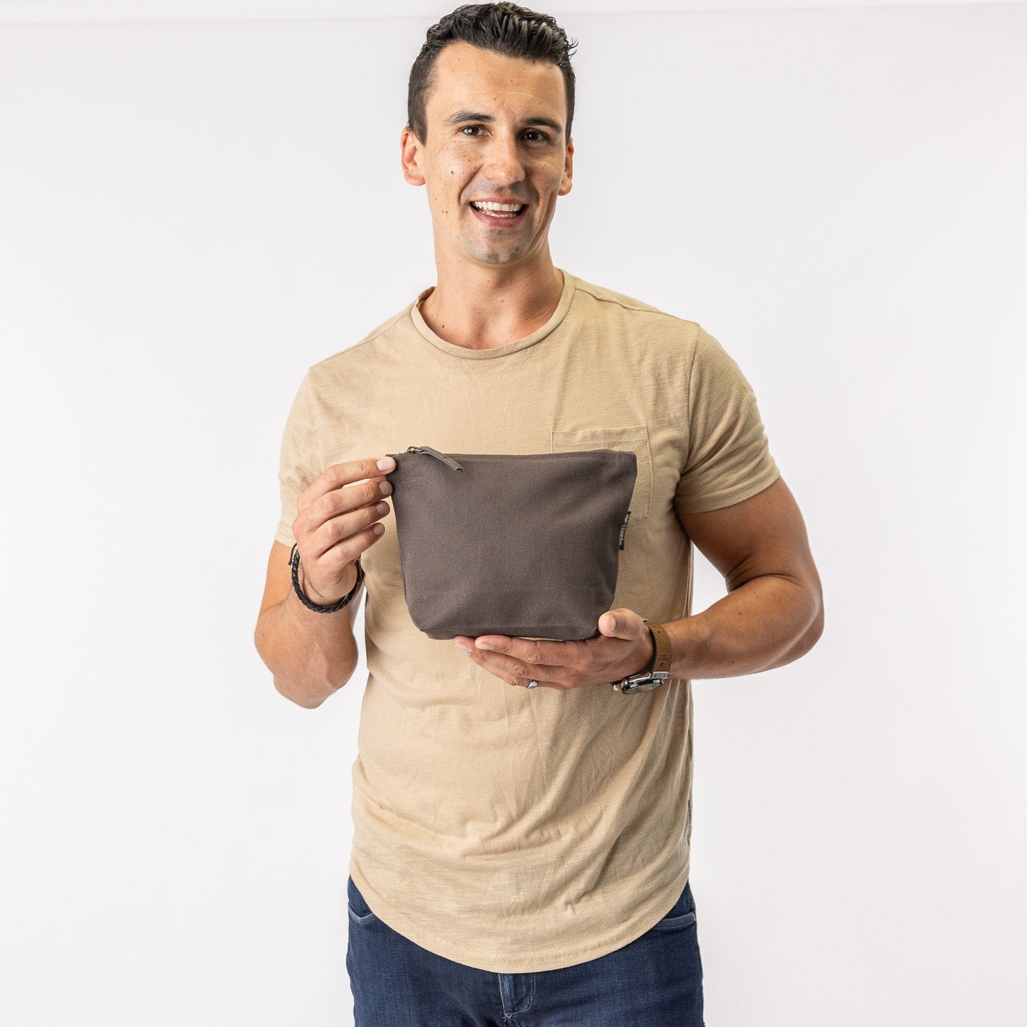 Organic Cotton Makeup Bag - Lok Pouch