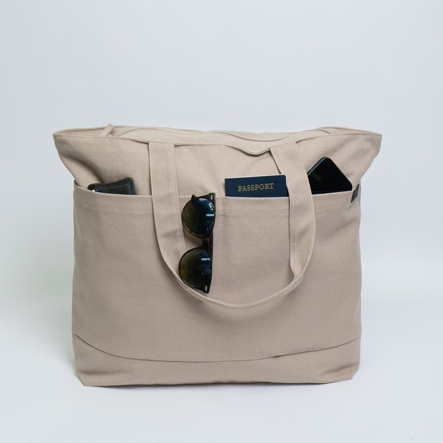 Organic Cotton Tote Bag with Trolley Sleeve