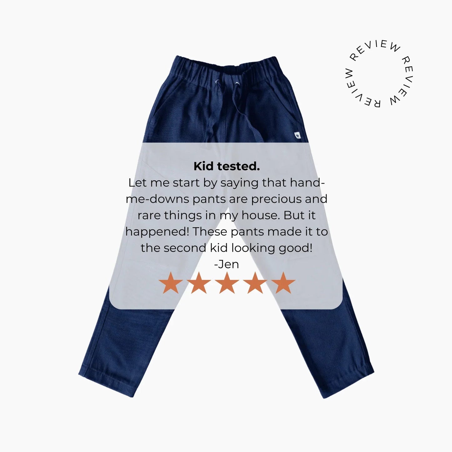 Organic Ash Toddler & Kid Pants