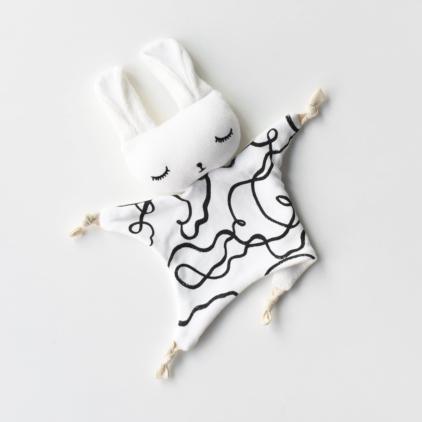 Organic Baby Cuddle Bunny - Ribbons