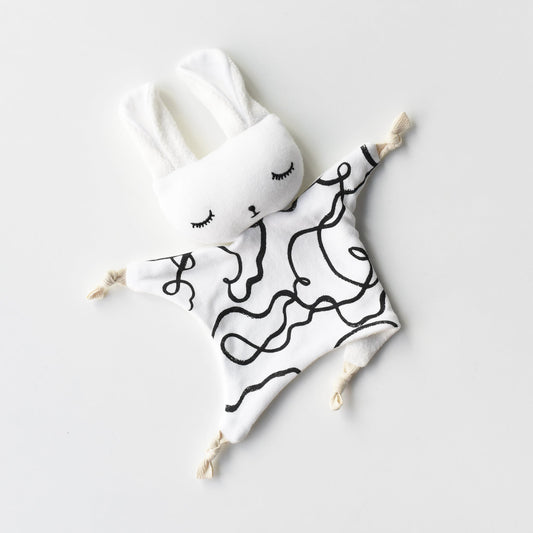 Organic Baby Cuddle Bunny - Ribbons