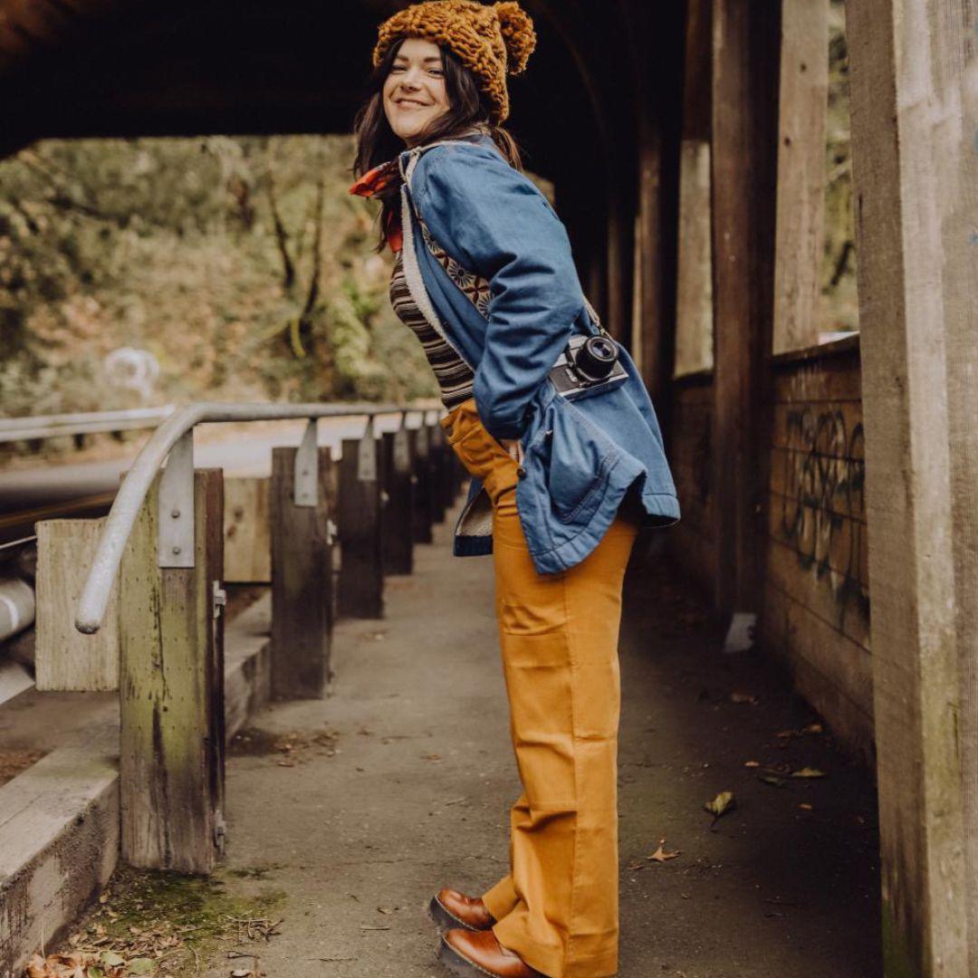 Women's Organic Charlie Pants-  Acorn