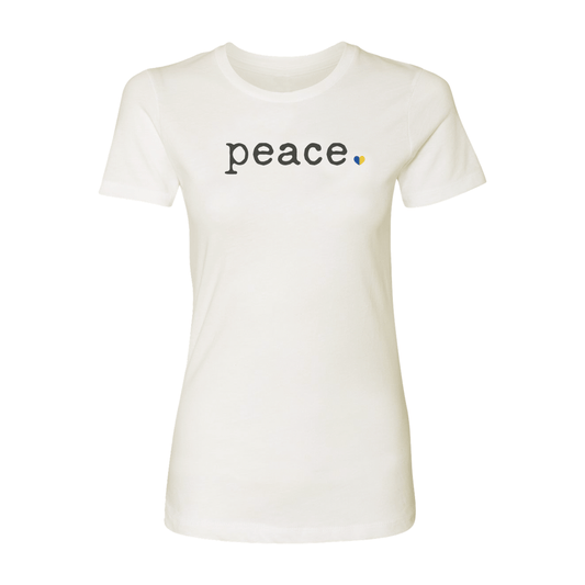 Women's Organic Graphic Tee - Peace