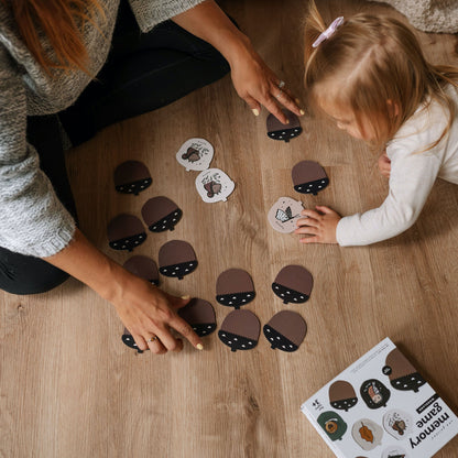 Memory Game for Toddlers - Woodland