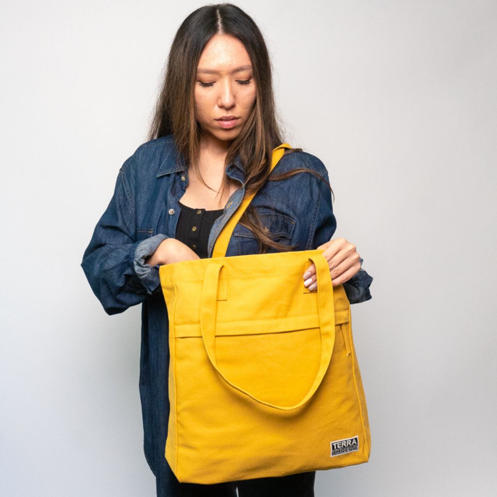 Organic Cotton Executive Work Tote Bag