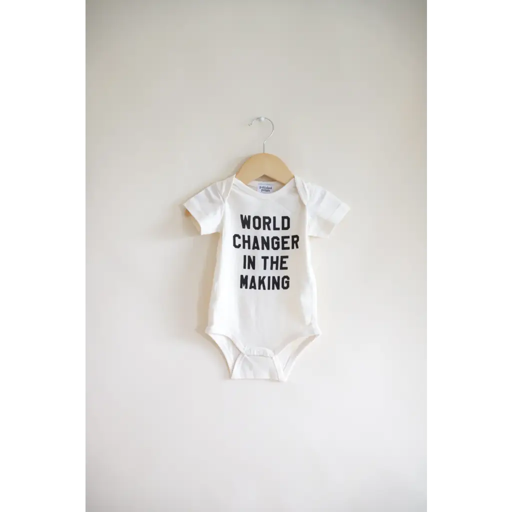 World Changer Organic Cotton Baby Onesie
