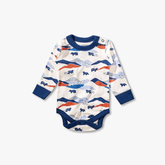 Organic Baby Bodysuit - Mountain Bears