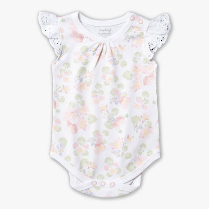 Organic Baby Bodysuit - Floral Lace