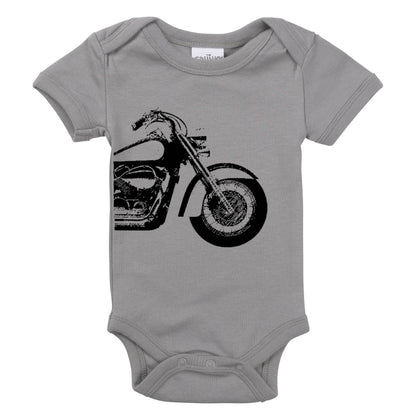 Organic Baby Bodysuit - Motorcycle